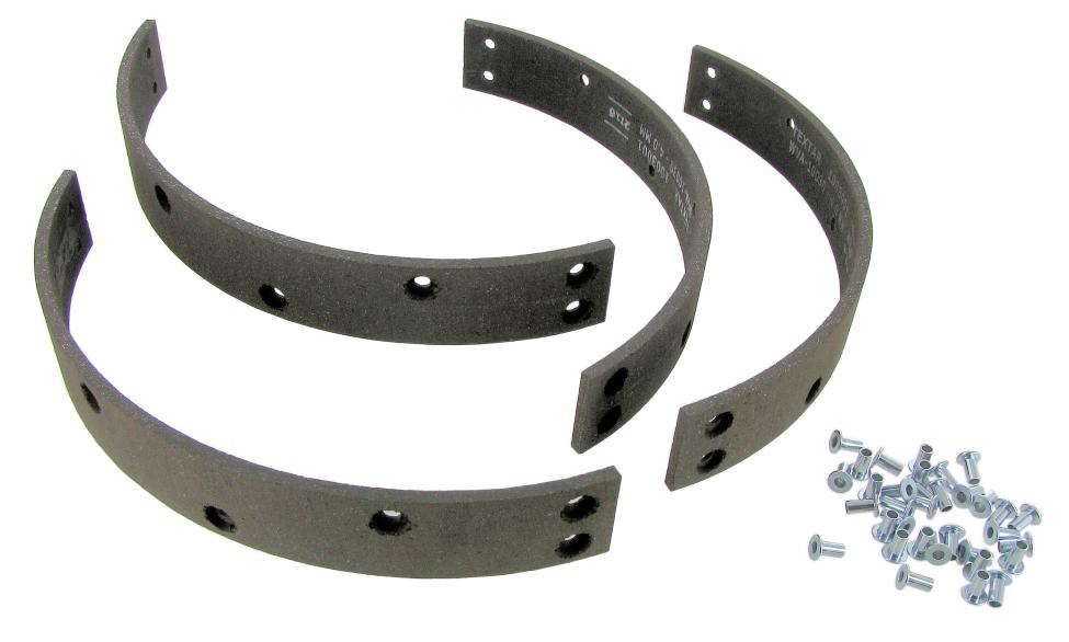 Remschoen voeringen inclusief klinknagels