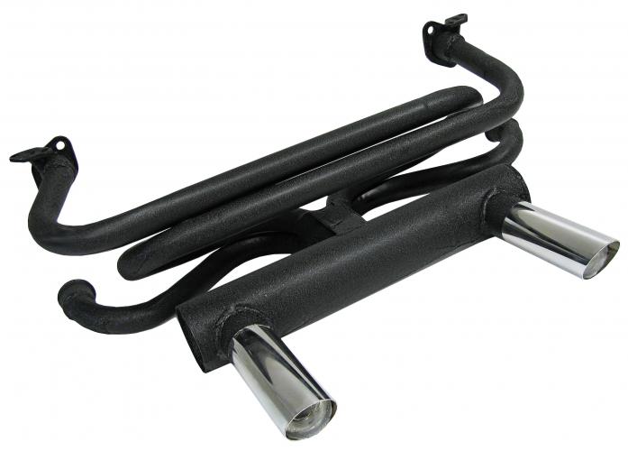 Pakoputkisto `GT Motorsport`, maalattu, musta