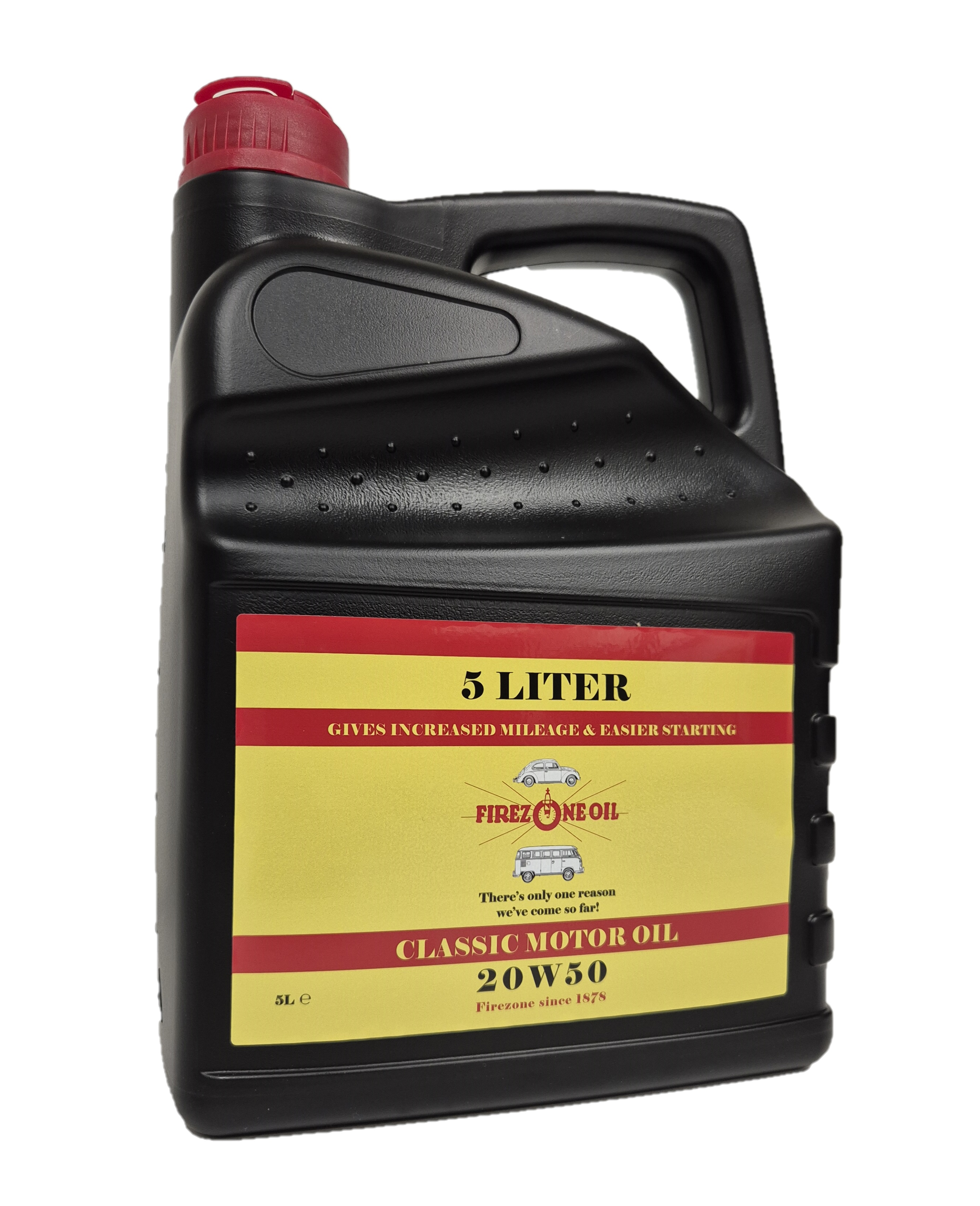 Motorolje 20W50 mineralsk (5 liter)