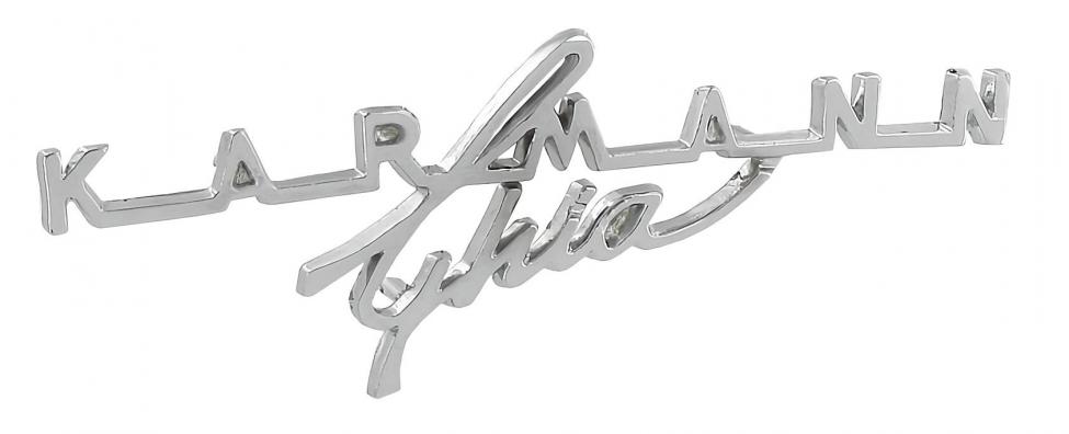 Amaturenbrett emblem `Karmann Ghia` script