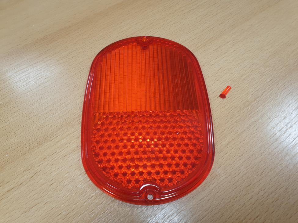 Taillight lens USA red/red B-quality 20644 second chance