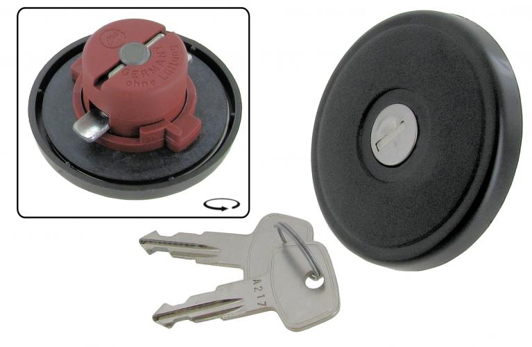 Drivstofflokket kan låses