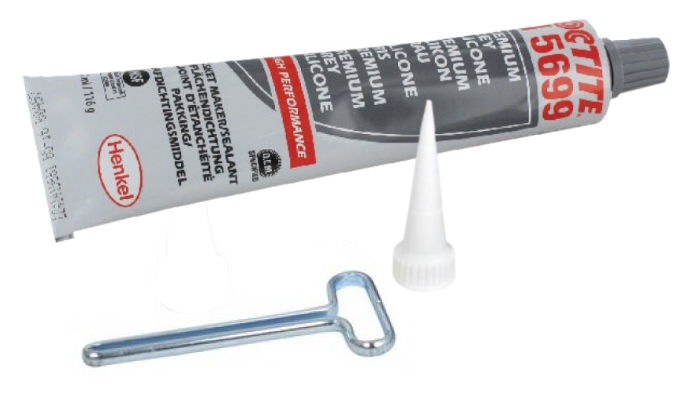 SI 5699 harmaa silikonitiivistemassa