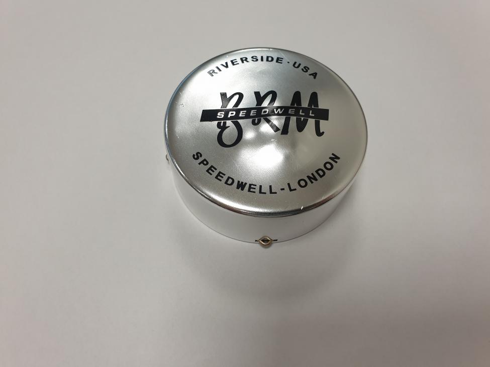 Aluminum center cap included clamping ring and BRM emblem 9718 second chance