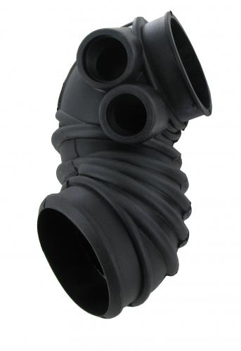 Air intake boot between inlet manifold and air flow meter