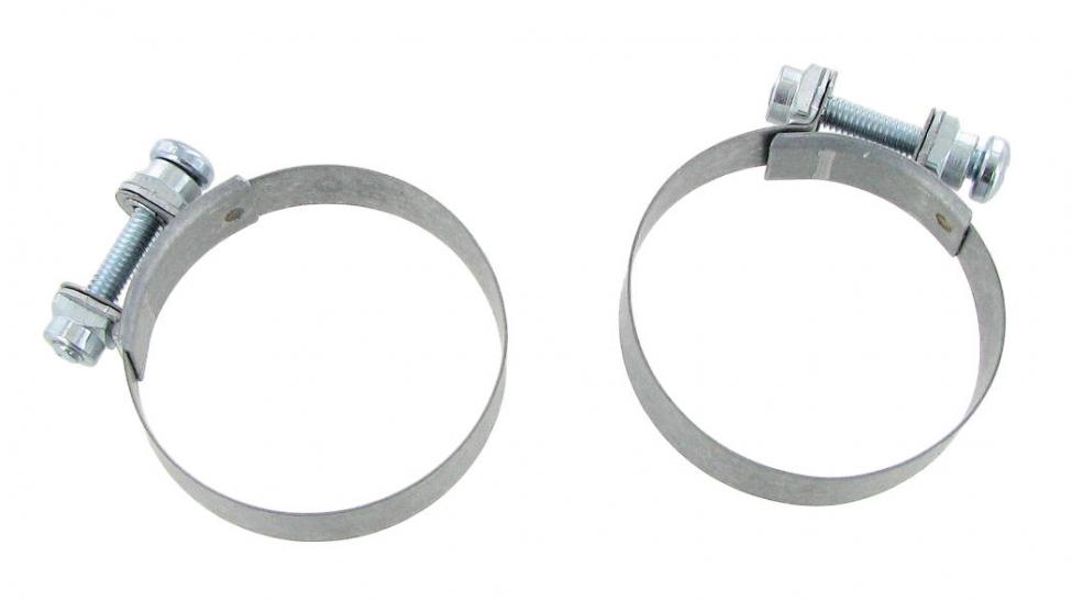 Abraçadeiras do coletor de admissão do lado interior