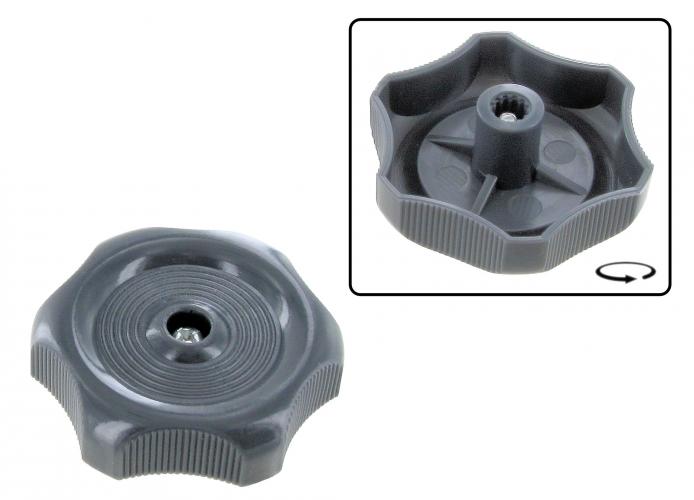 Kelausnuppi Westfalia säleikkuna tummanharmaa