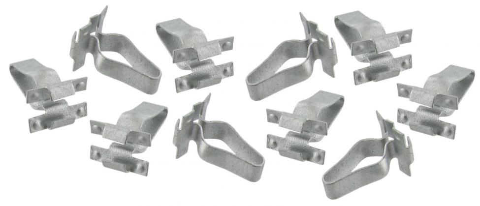 Bumper rubber impact strip clips (metal)