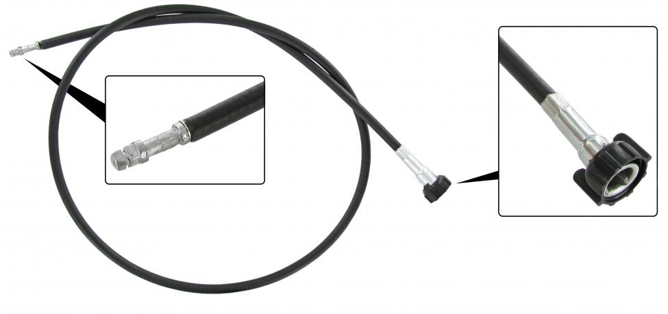 Nopeusmittarin vaijeri (2-osainen)