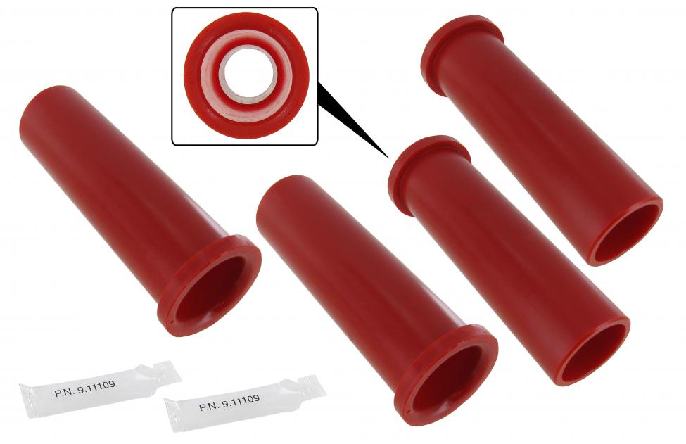 Kit de casquilhos de uretano, eixo dianteiro