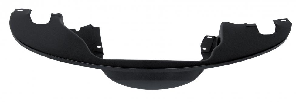 Moottorin suojapelti, takahelmaa vasten, ilman lämmitysputken aukkoja, imusarjan esilämmityksen aukoilla, musta