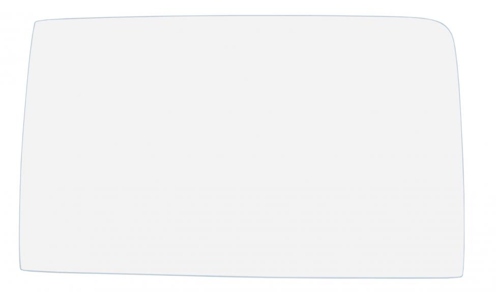 Oven sivulasi, kirkas, vasen