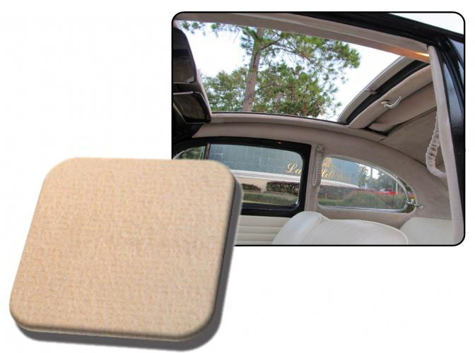 Hemel mohair stof, met vouwdak, deluxe, beige