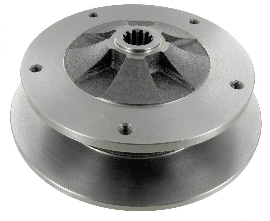 Brake disc rear side