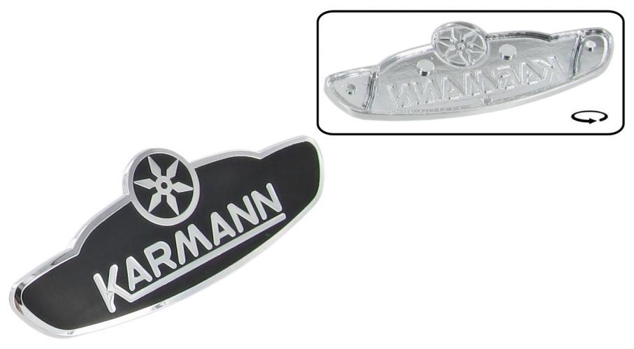 `Karmann`-kylkimerkki etulokasuojaan