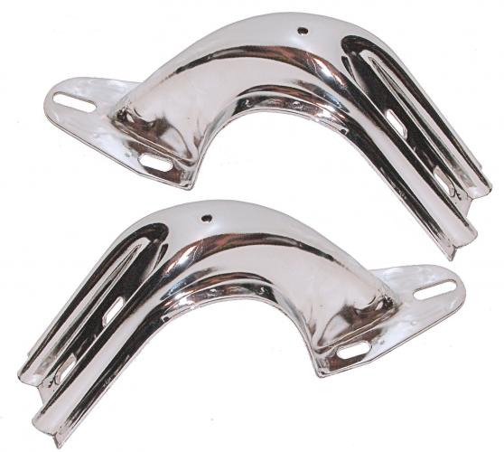 Forkrommede hengsler på motorlokket