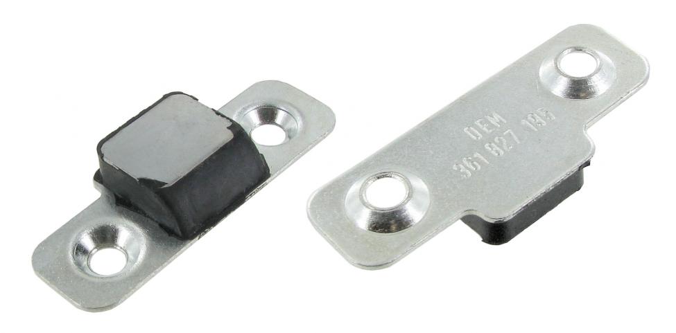 Batente lateral para comporta de descarga