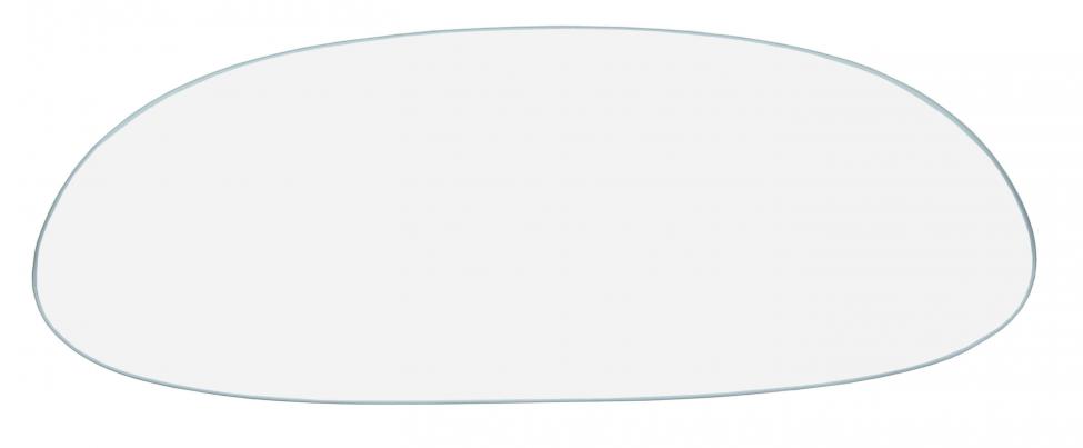 Achterruit blank glas