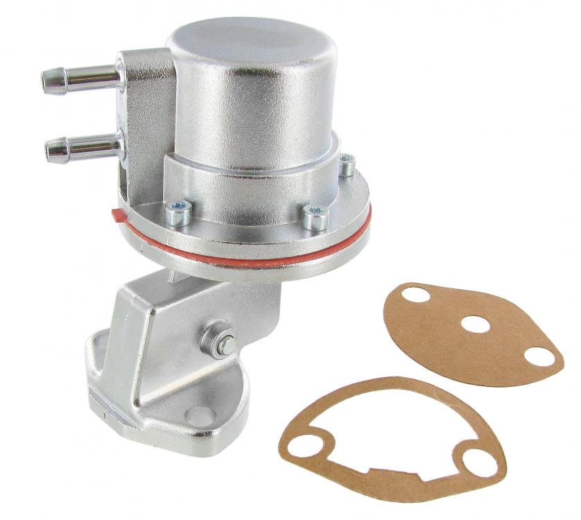 Benzinepomp verchroomd