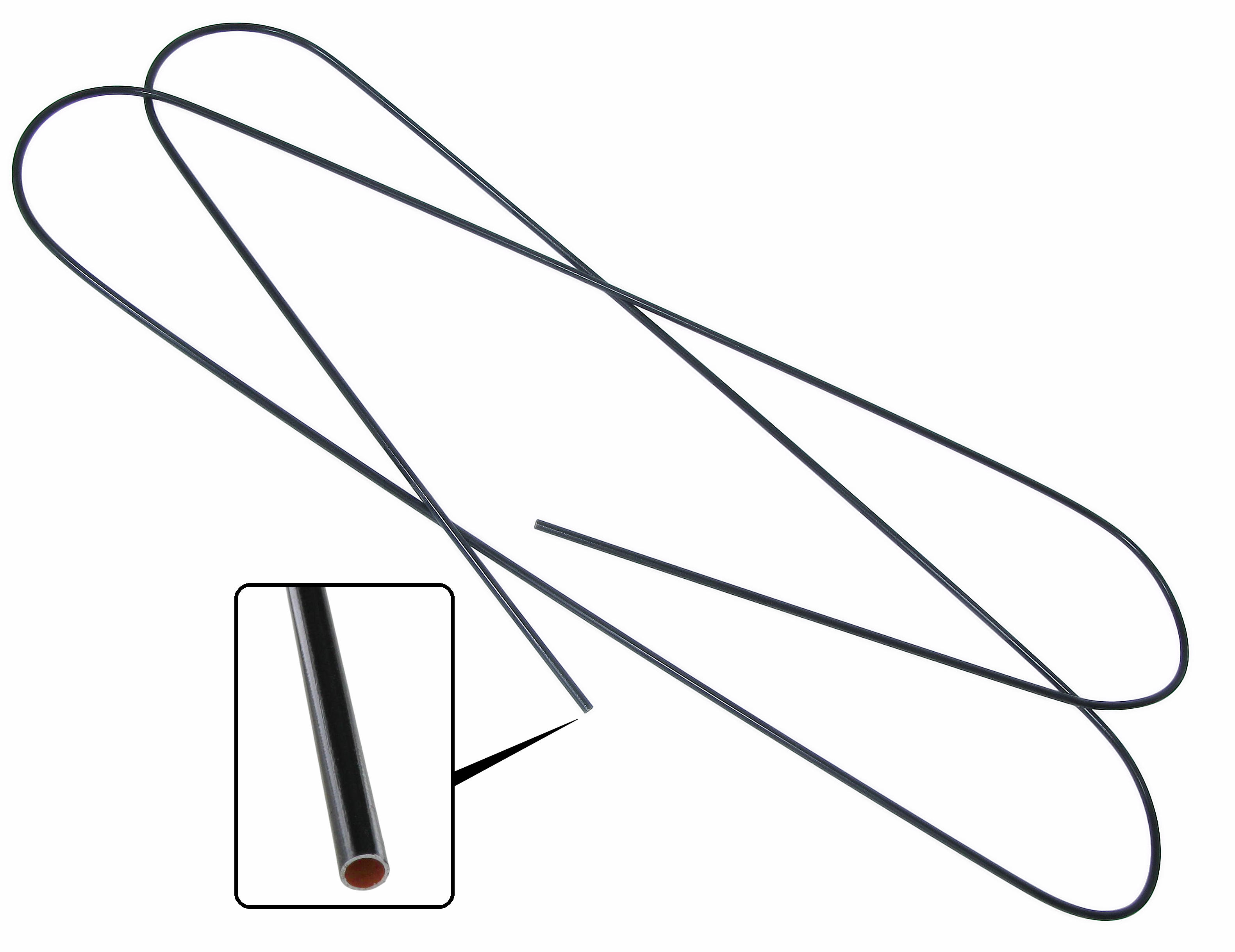 Coated steel fuel line
