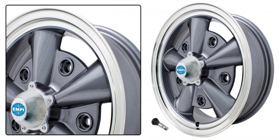 5-vartinen pyörä antrasiitti