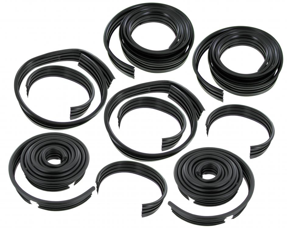 Lokasuojien tiivistenauhat, musta