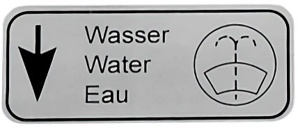 Autocolante líquido de lavagem do para-brisas