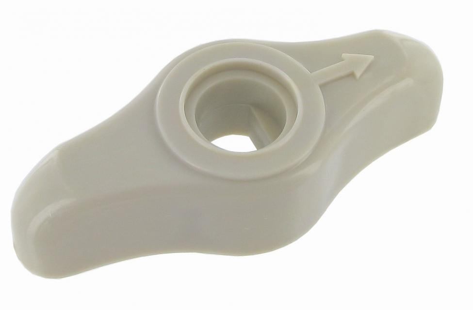 Raitisilmakotelon jakajan käyttövipu, hopeanharmaa