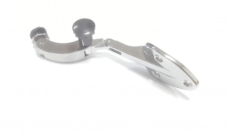 Ausstellfenster Verschluss mit Schwarzer knopf Rechts