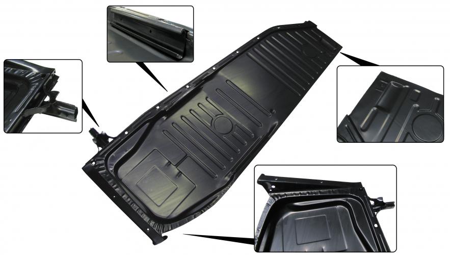 Lattiapelti (0.6 mm paksua peltiä), täydellinen, vasen