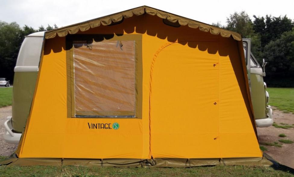 Vintage vapaasti seisova asuntoautoteltta