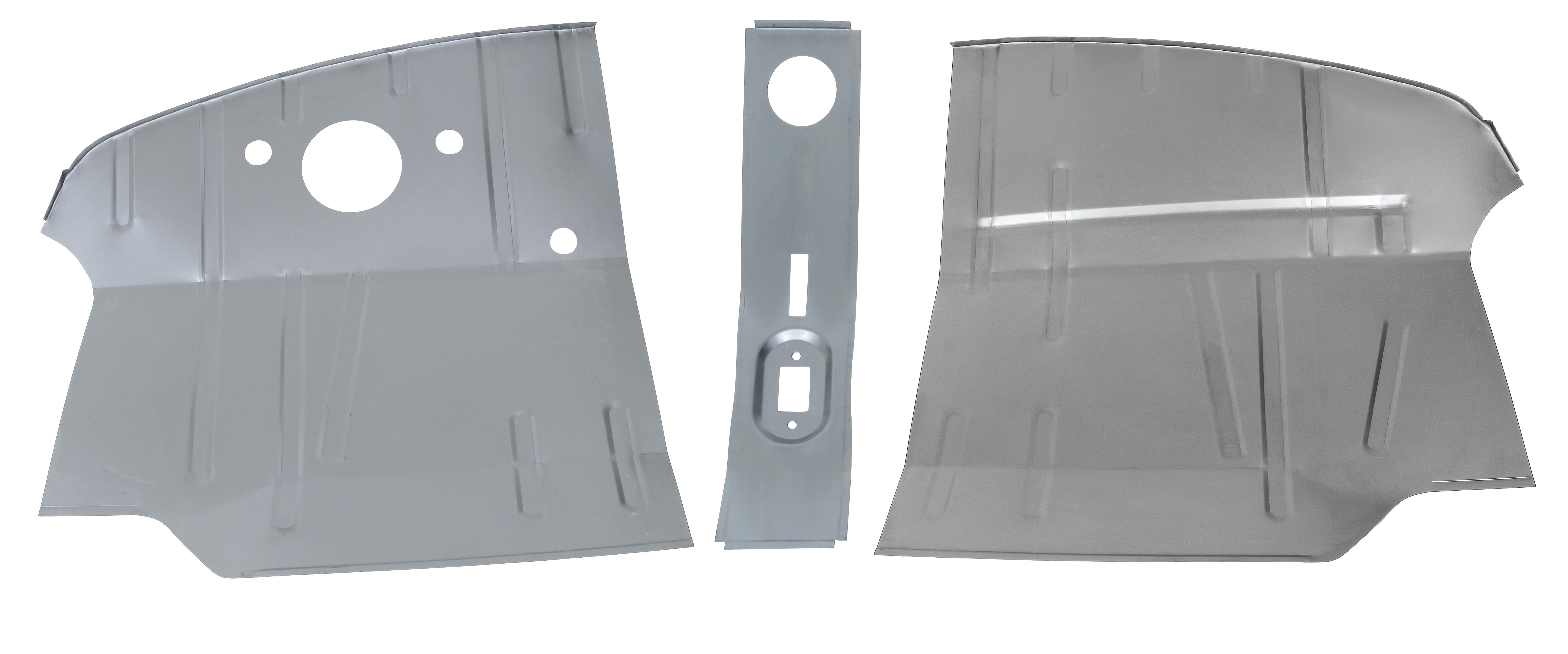 Cab floor panel 3-piece set