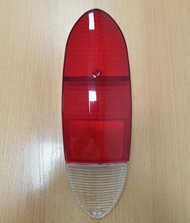 Tail light lens USA red/red/clear each 10629 second chance