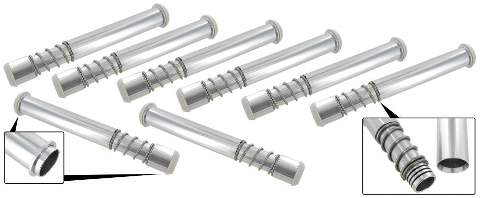 Työntötangon suojaputket, jousikuormitettu (säädettävä)