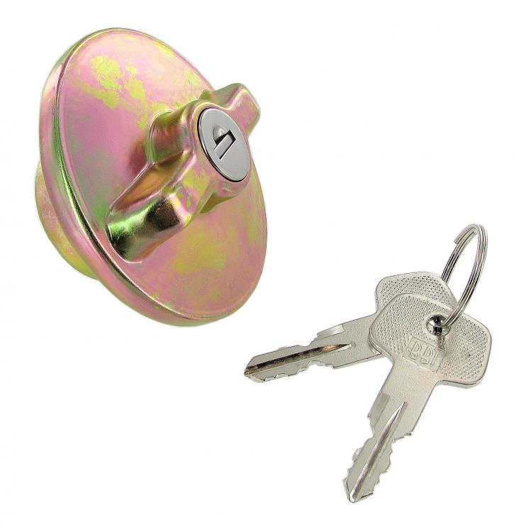 Polttoainetankin korkki, lukittava