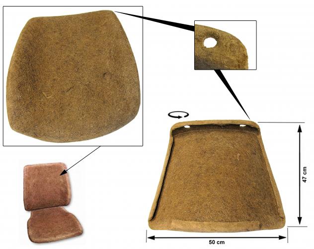 Bourre de dossier de siège de cabine en crin de cheval