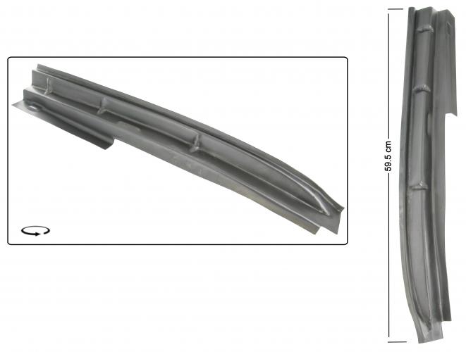 B-pilarin sisäosan korjauspala (59.5 cm), vasen