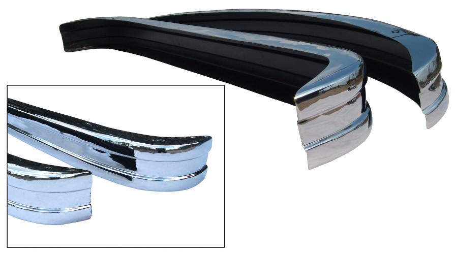 Bumpers gepolijst RVS