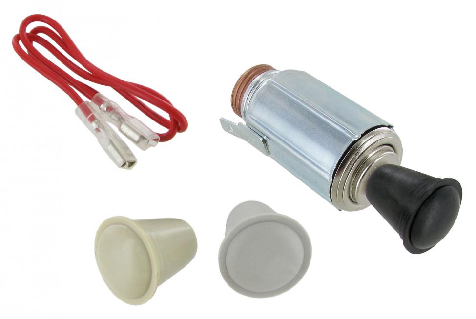 Acendedor de cigarros com 3 botões de cores diferentes