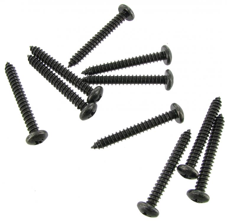 Black oxide Pan head screws