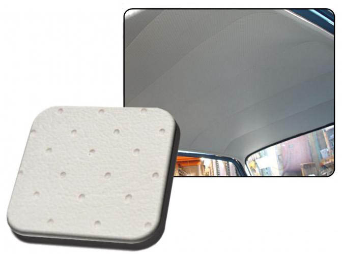 Kattoverhoilu rei'itettyä vinyyliä, ei malleihin joissa kattoikkuna, luonnonvalkoinen