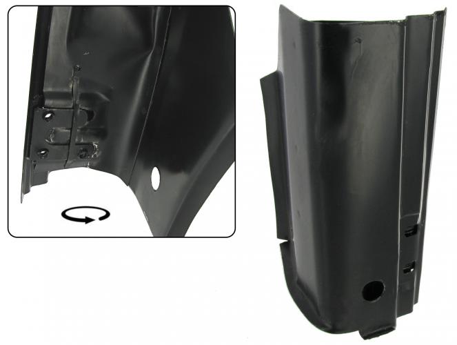 A-stijl onderzijde met scharnierbevestiging rechts