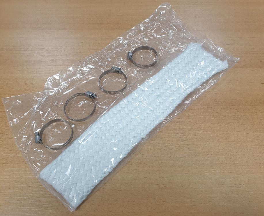 Isolatie sleeve voor RVS uitlaatbochten Vintagespeed