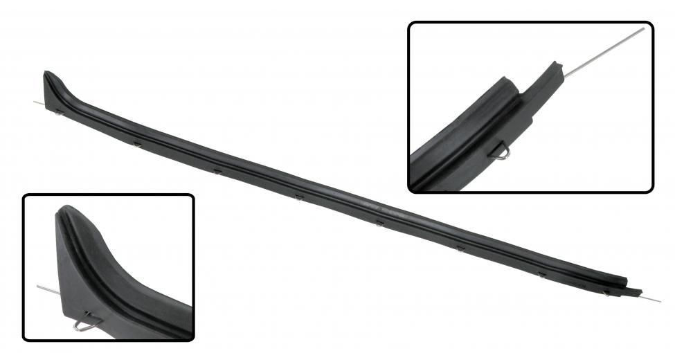 Sivuikkunan alareunan tiiviste, sisäpuoli, vasen