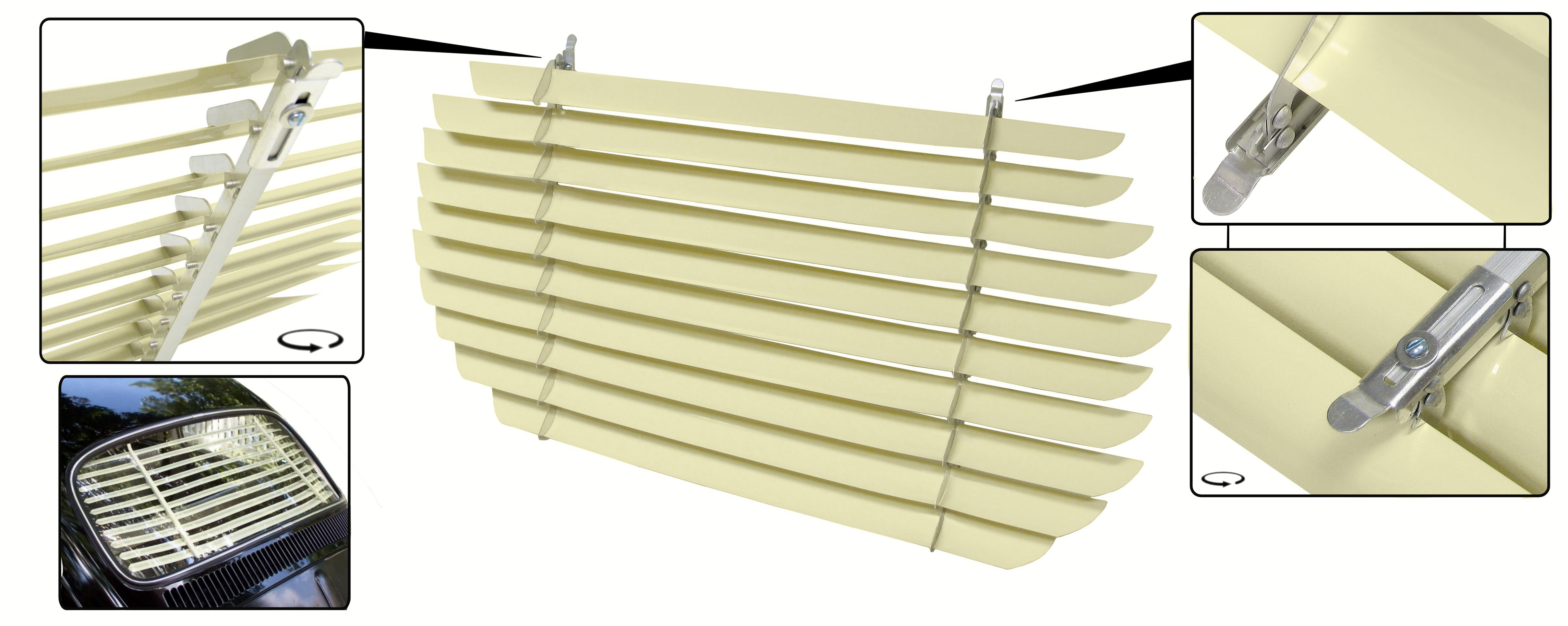 Heckscheibe Jalousien