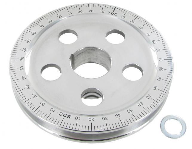 Hihnapyörä, alumiinia, asteikolla