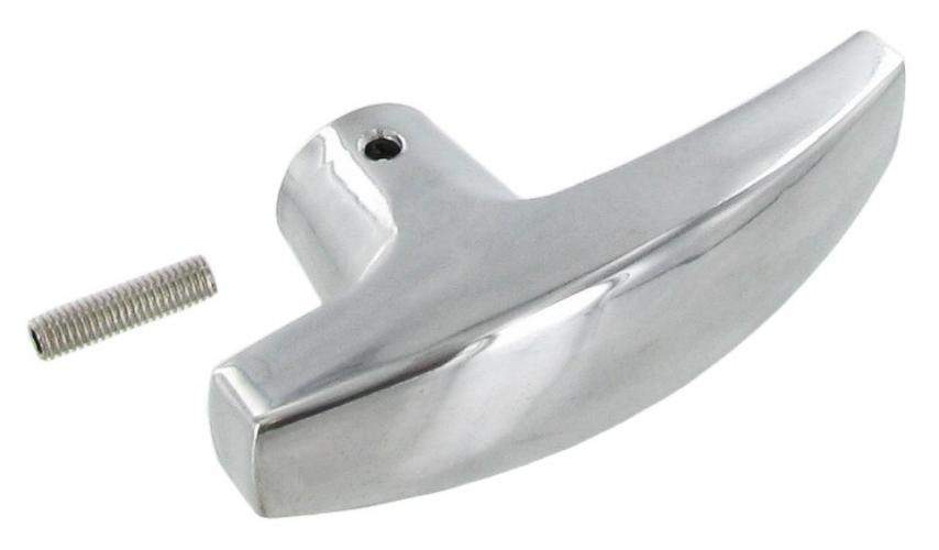 Käsijarrukahva, kiillotettua alumiinia