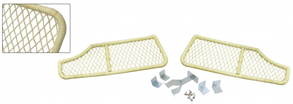 Tabuleiro de arrumação sob o tablier (bambu)