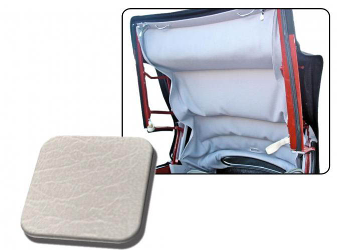 Hemel glad vinyl, gebroken wit