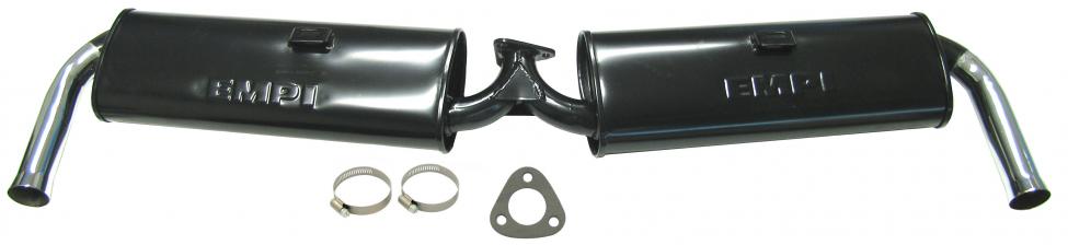 Dual quiet pack demper (zwarte transportlak)